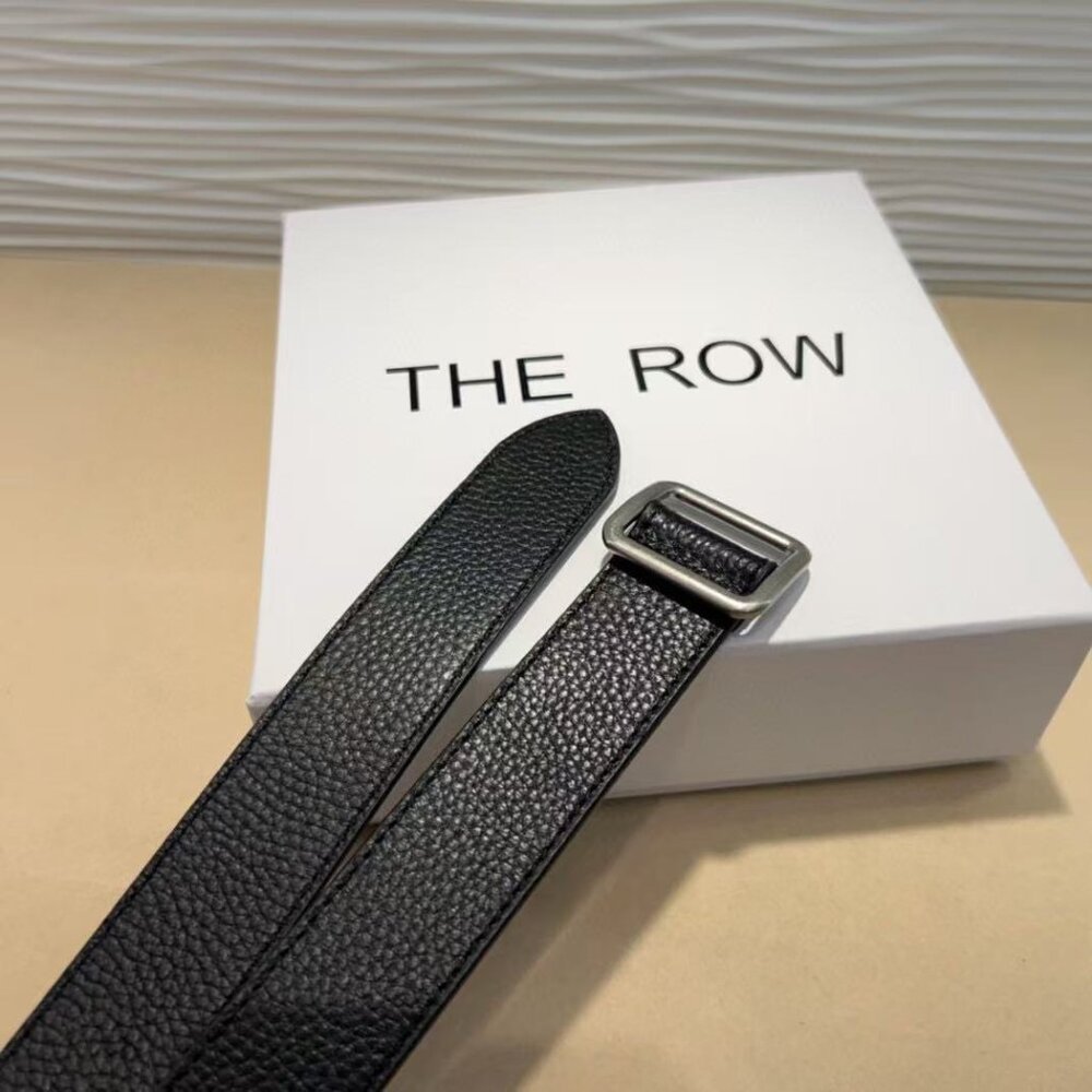 The Row Brown Leather Belt Timeless Accessory - Picture 5 of 7